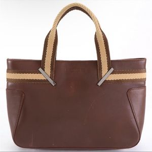 Vintage Gucci Brown Leather Tote